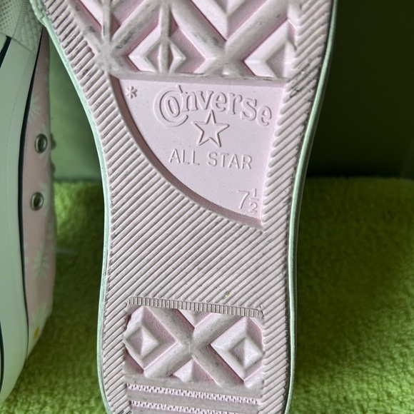 Converse Pink Daisy Platform Canvas Sneakers - Picture 10 of 11